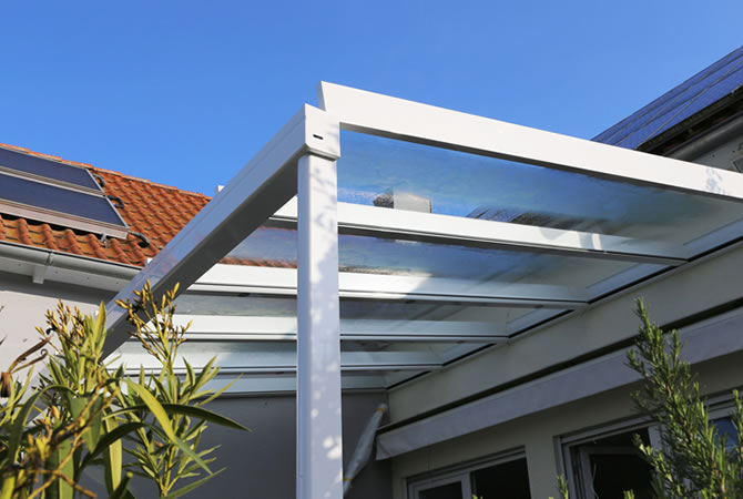 Glazen terrasoverkapping, in glas: prijs, tips & advies